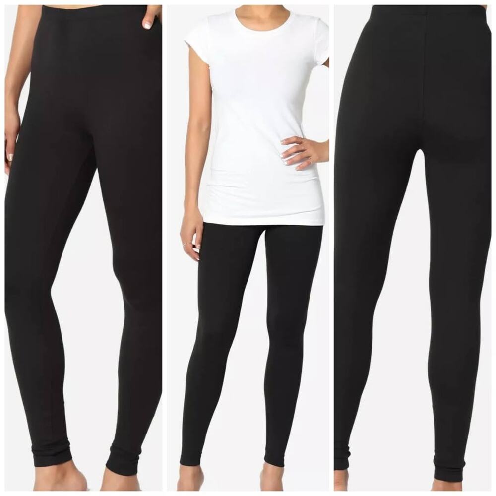 NWT New Buttery Soft Black Leggings-Queen Size fits- L/XL/2XL- True to Size